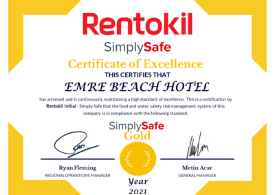 Златен сертификат Rentokil