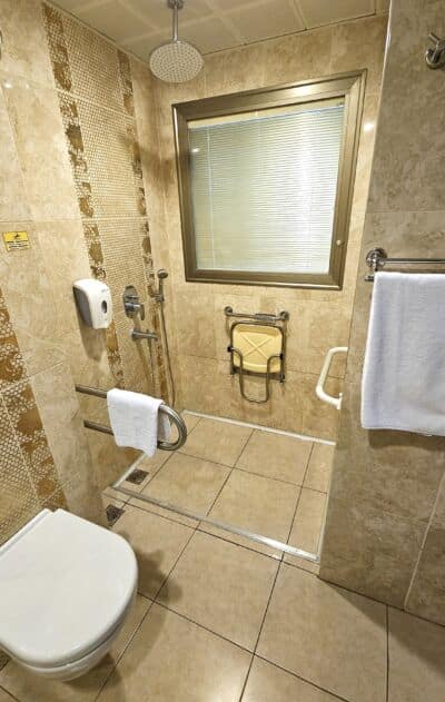 Emre Hotel · accessible room bathroom